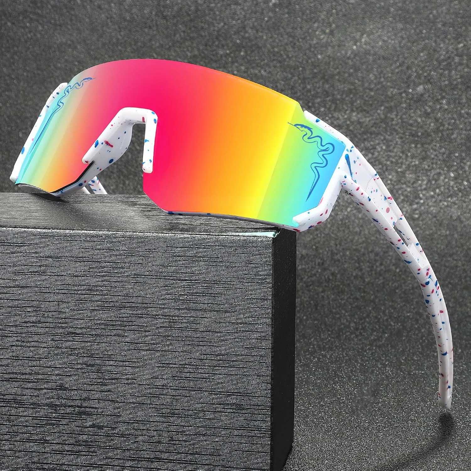 1/2/3 pcs Youth Baseball Glasses Boys Girls UV400 Kids Teen Sunglasses Child Young Men Women Football Eyewear