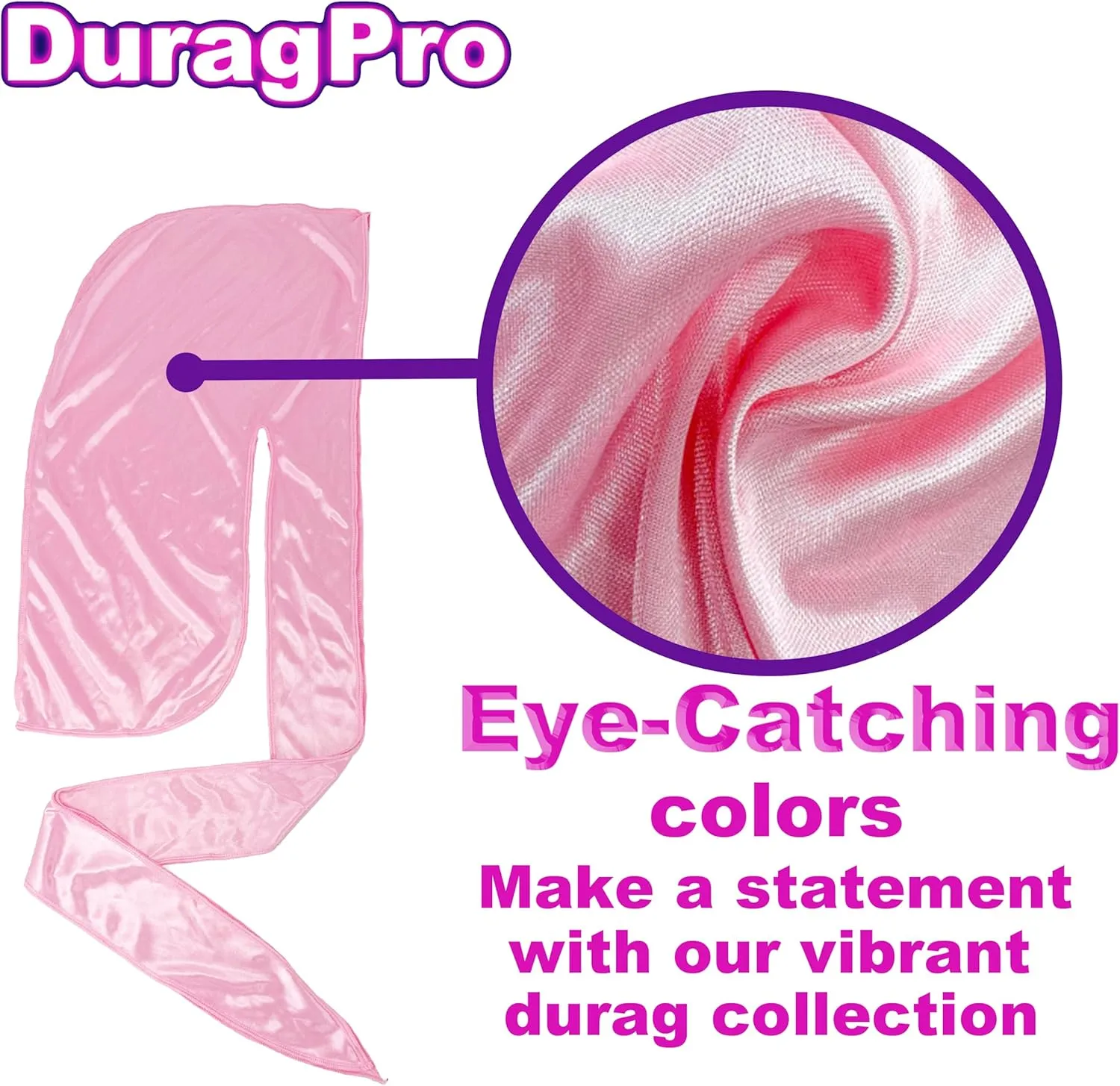 2 Pack Silk Durag for Men and Women, Silky Satin Do Rag