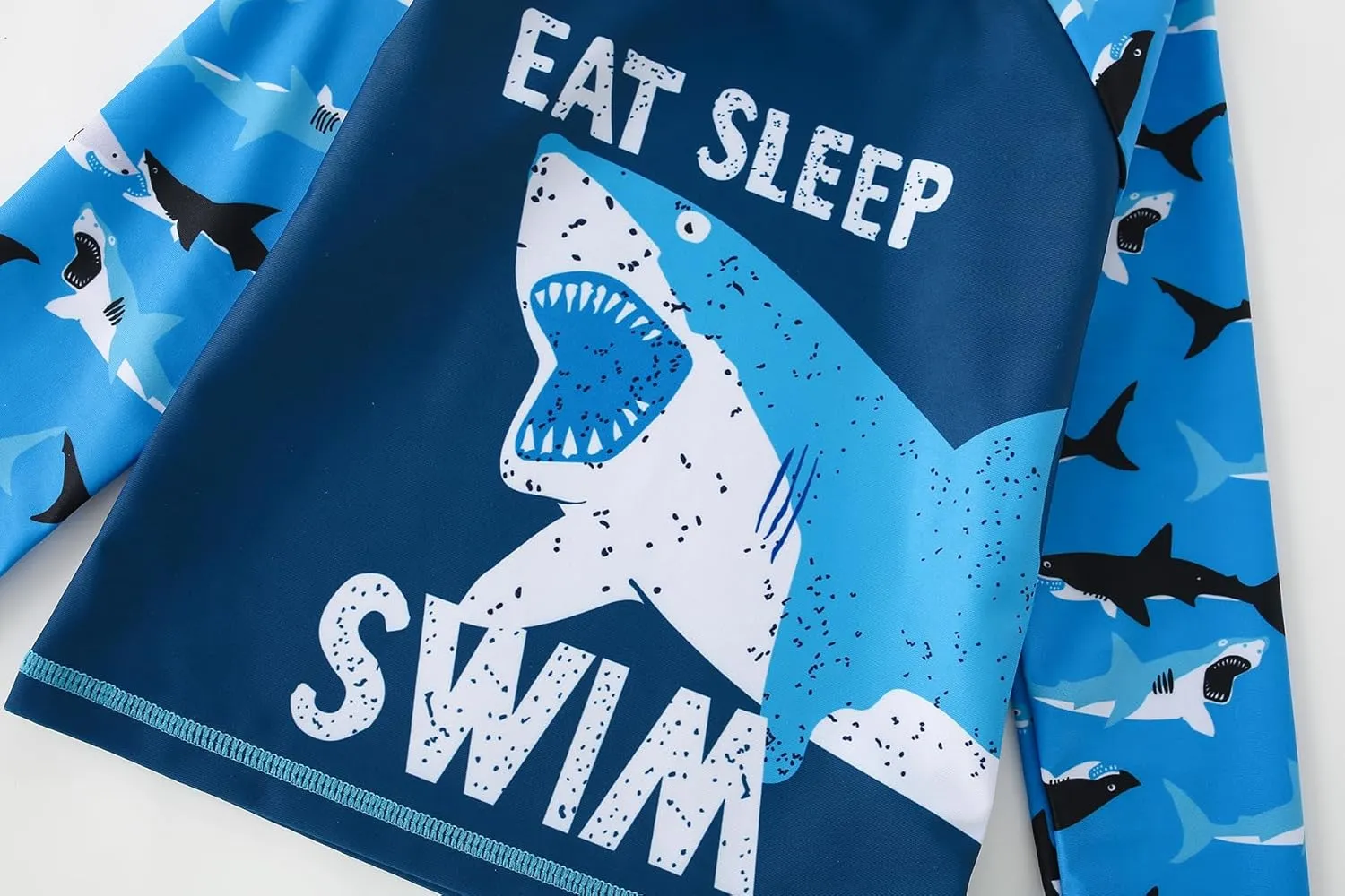 2-Piece Boys Dinosaur&Whale Swimsuit Set Long Sleeve Shirt   Trunks Toddler Swimming Suit Kids Rash Guards Bathing Suits