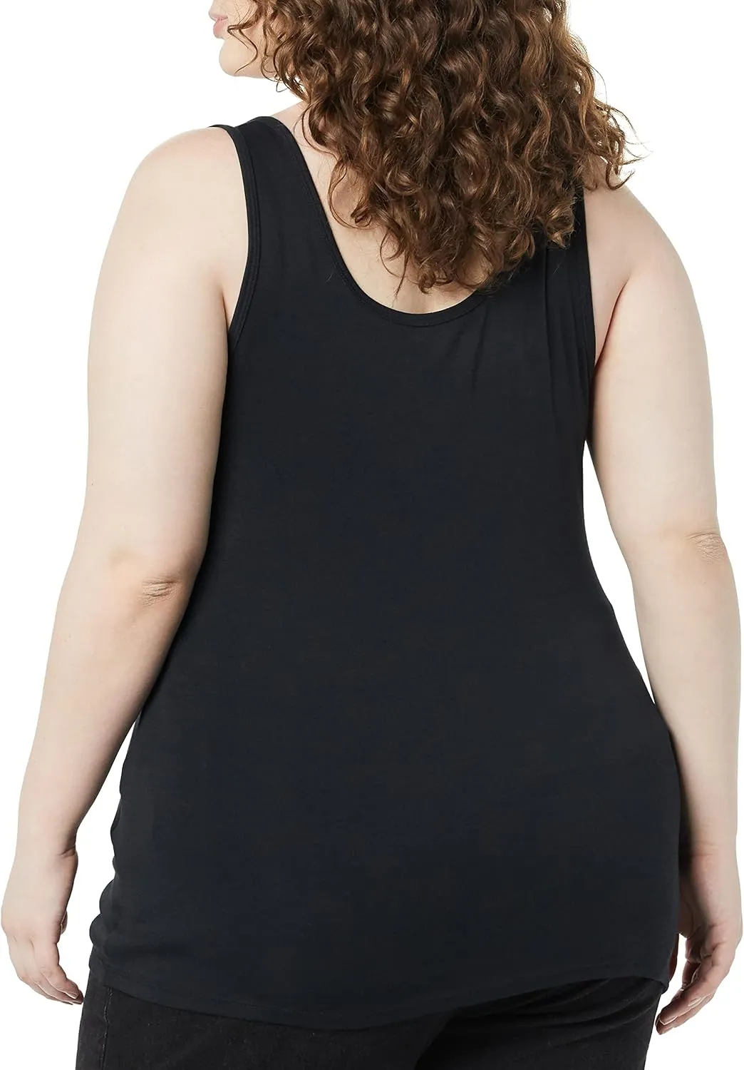 Amazon Essentials Women's Plus Size Tank Top, Multipacks