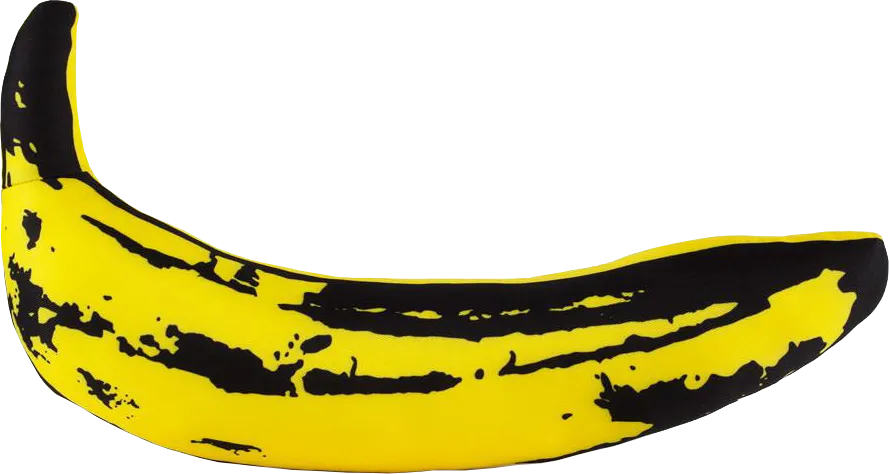 Andy Warhol Yellow Banana Pop Art Plush by Kidrobot