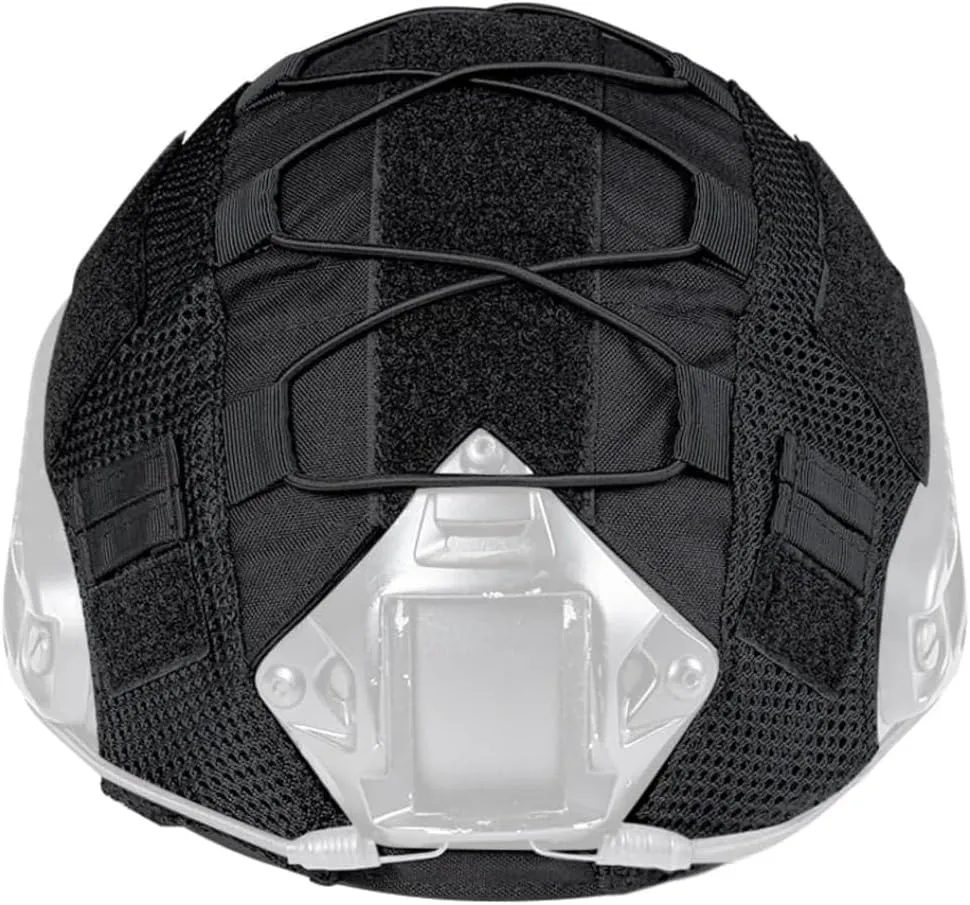 ATAIRSOFT Tactical Helmet Cover 500D Nylon Helmet Cloth for BJ/PJ/MH Airsoft Paintball Fast Bump Helmet in Size M/L/XL - Without Helmet