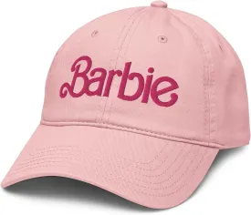 Barbie Flamingo Pink Logo Adjustable Baseball Hat