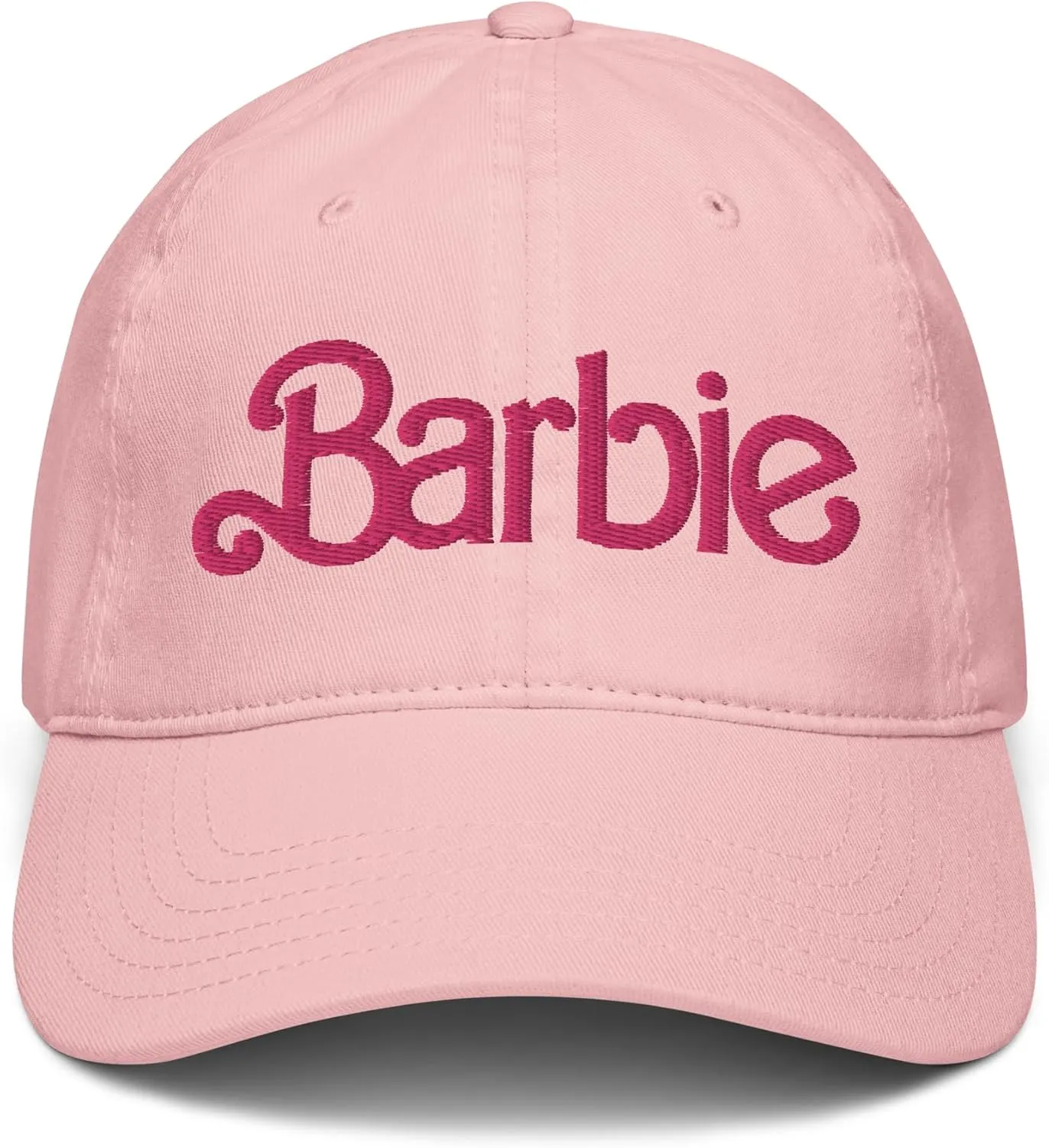 Barbie Flamingo Pink Logo Adjustable Baseball Hat
