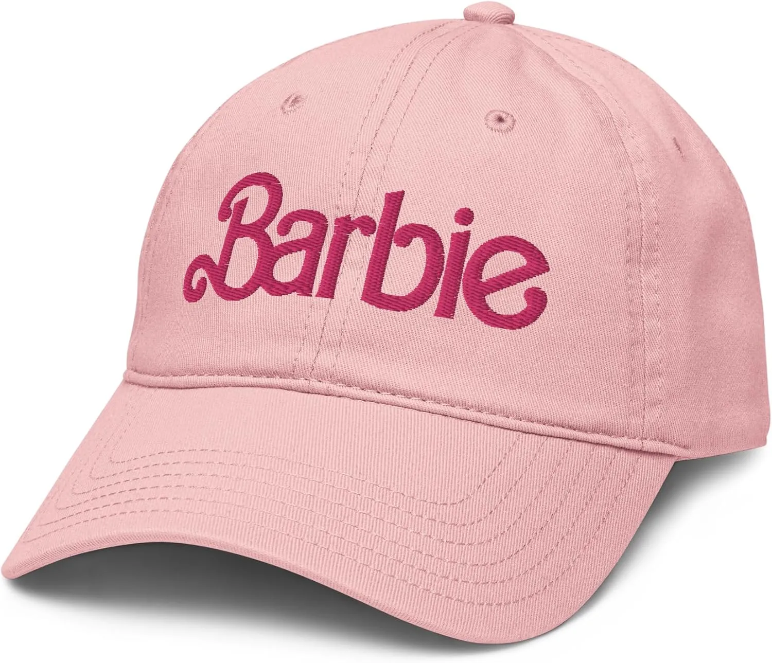 Barbie Flamingo Pink Logo Adjustable Baseball Hat