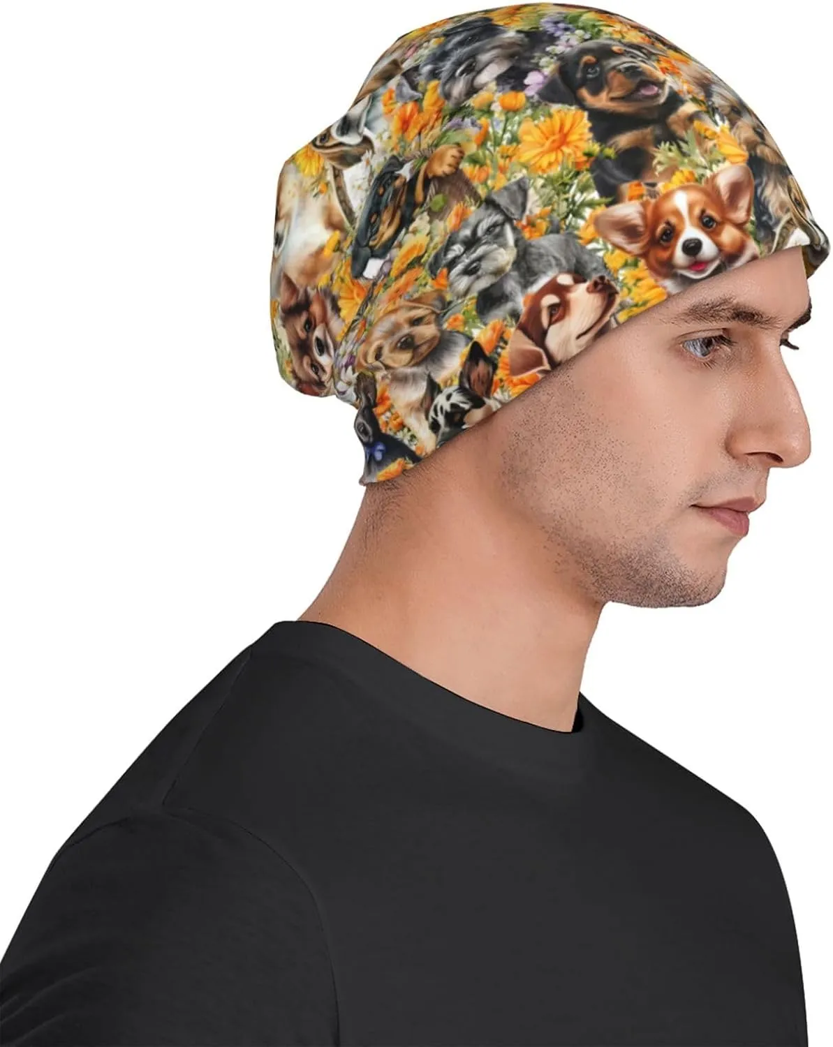 Beanie Hat Skull Cap Chemo Hat Slouchy Cap Headwear Stretch Knitted Hats