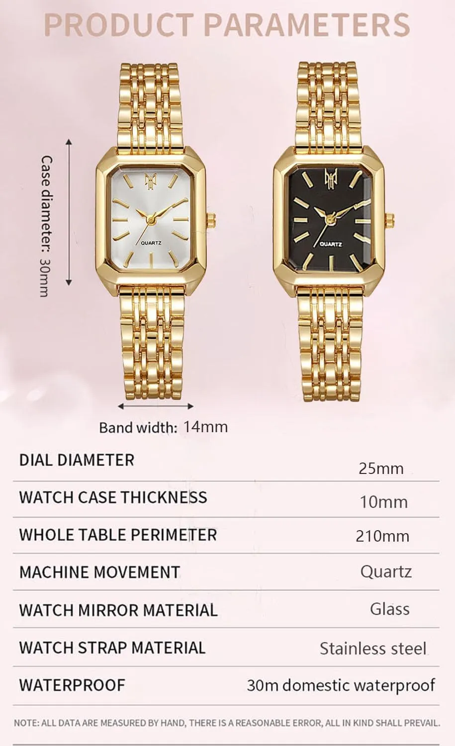 BESTKANG Watches for Women Wrist Watches Steel Strap Womens Watch Casual Fashion Simple Square Quartz Wristwatch