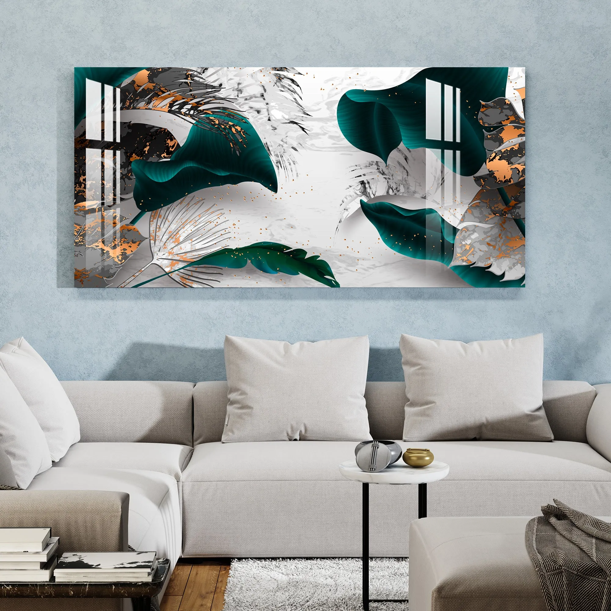 Big Leaves Acrylic Wall Art