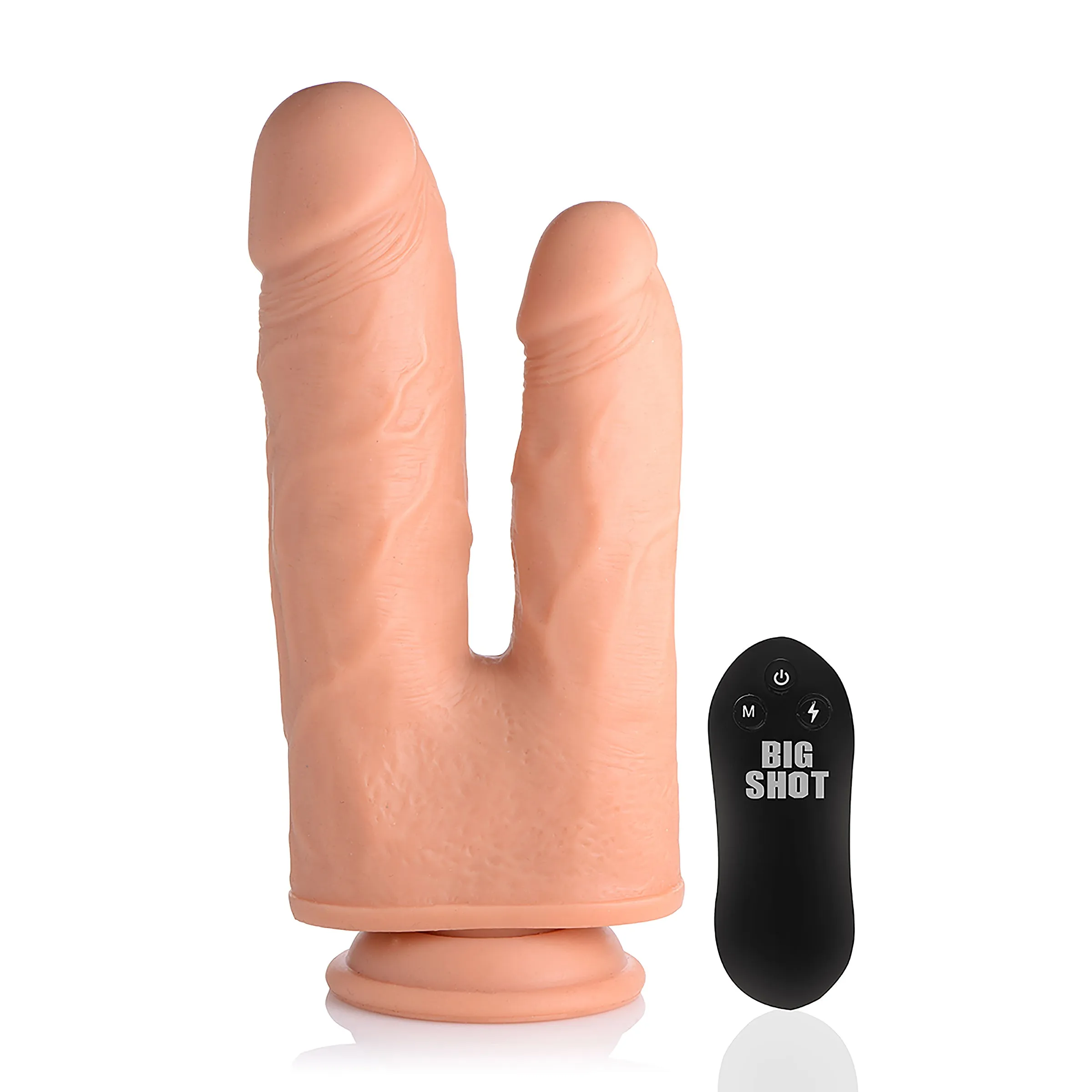 Big Shot 10X Double Shot Silicone Dual Dildo 8 Inch