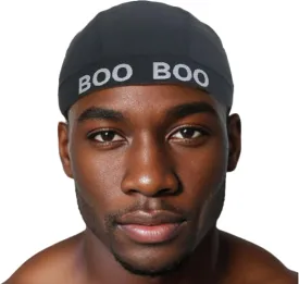Boo Boo Deluxe Dome Cap 3 pcs-Black, Ultra Stretch and Dry Fit