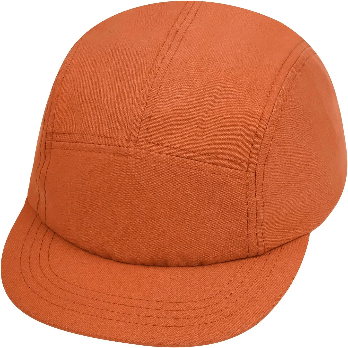 Clakllie Quick Dry 5 Panel Running Hats Reflective Flat Brim Hat Breathable Baseball Cap Cooling Outdoor Caps Tennis Dad Hats