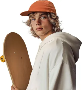 Clakllie Quick Dry 5 Panel Running Hats Reflective Flat Brim Hat Breathable Baseball Cap Cooling Outdoor Caps Tennis Dad Hats