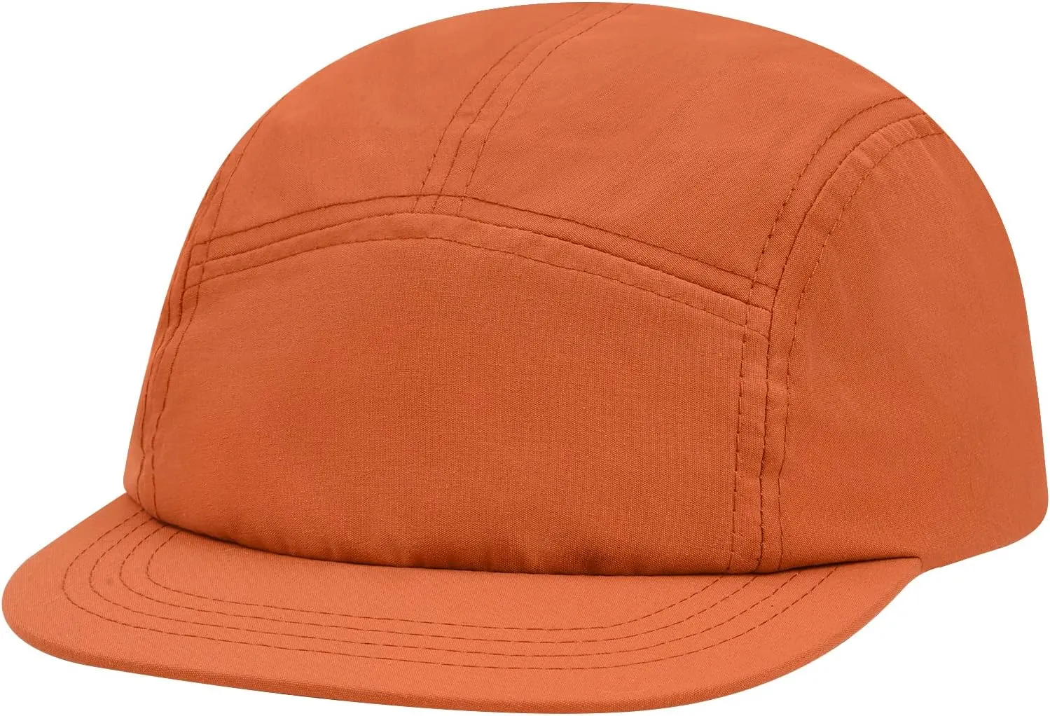 Clakllie Quick Dry 5 Panel Running Hats Reflective Flat Brim Hat Breathable Baseball Cap Cooling Outdoor Caps Tennis Dad Hats