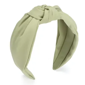 Etercycle Headband for Women, Knotted Wide Headband, Yoga Hair Band Fashion Elastic Hair Accessories for Women (Green)