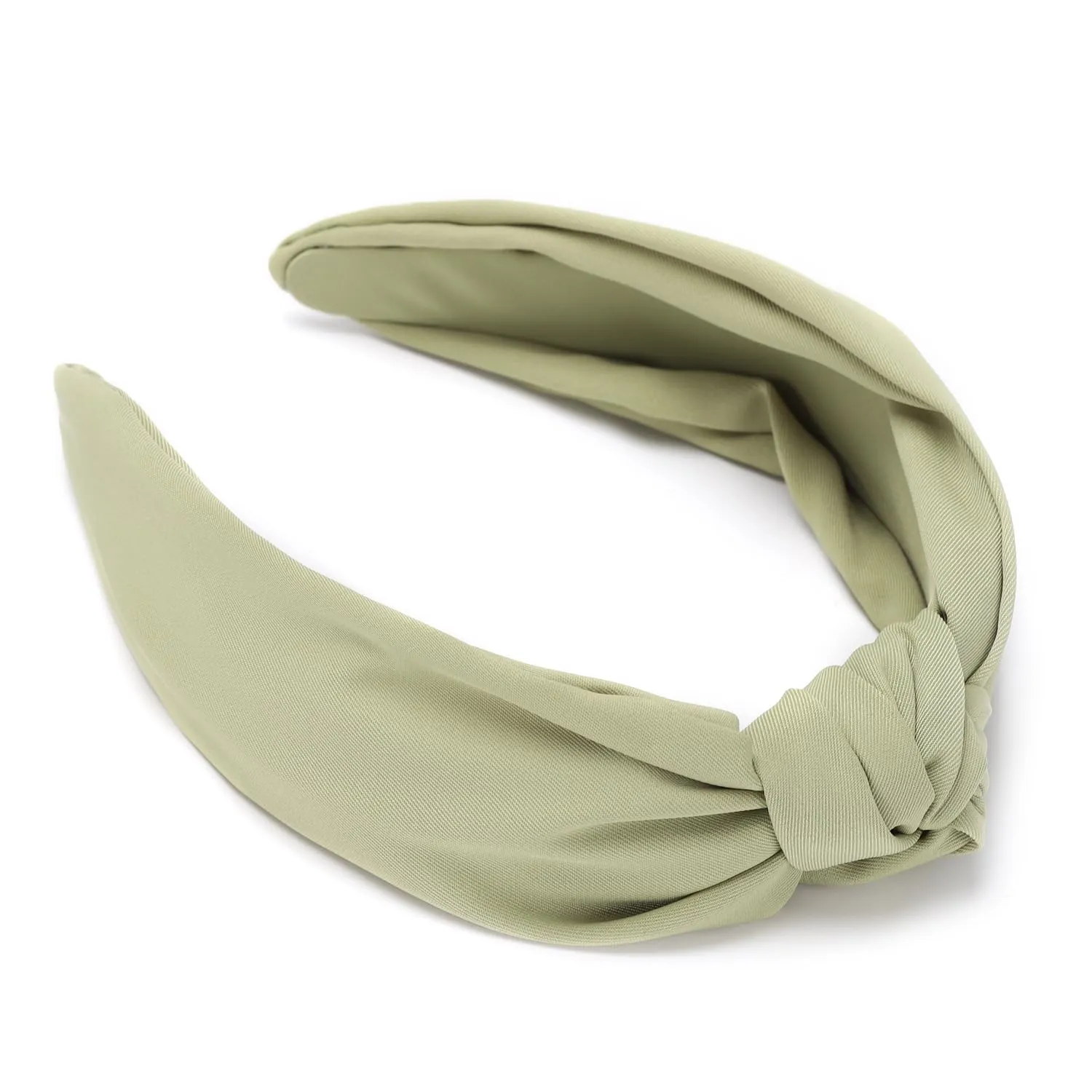 Etercycle Headband for Women, Knotted Wide Headband, Yoga Hair Band Fashion Elastic Hair Accessories for Women (Green)
