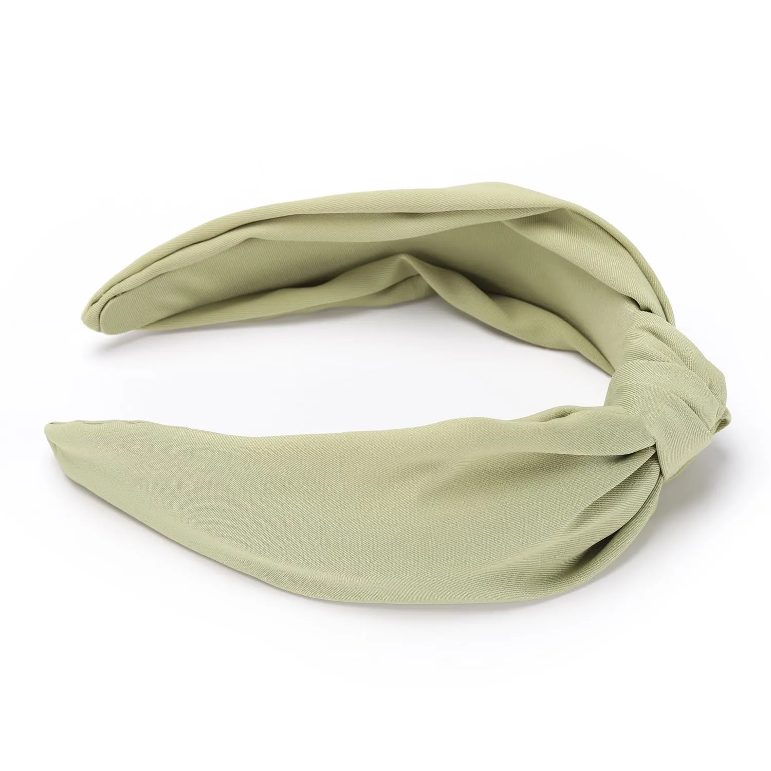 Etercycle Headband for Women, Knotted Wide Headband, Yoga Hair Band Fashion Elastic Hair Accessories for Women (Green)