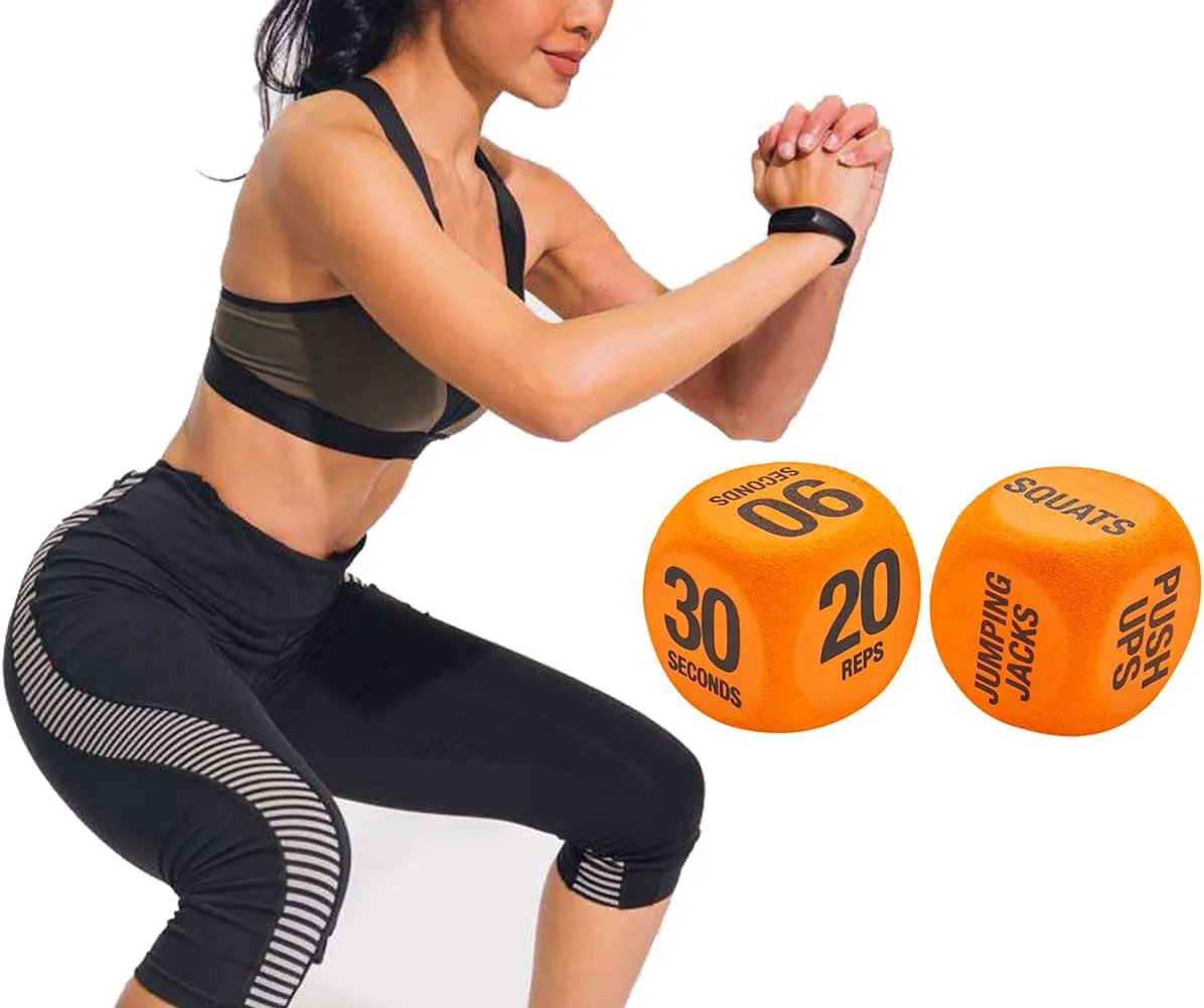 Exercise Dice,Game Workout Dice for Group Fitness Classes