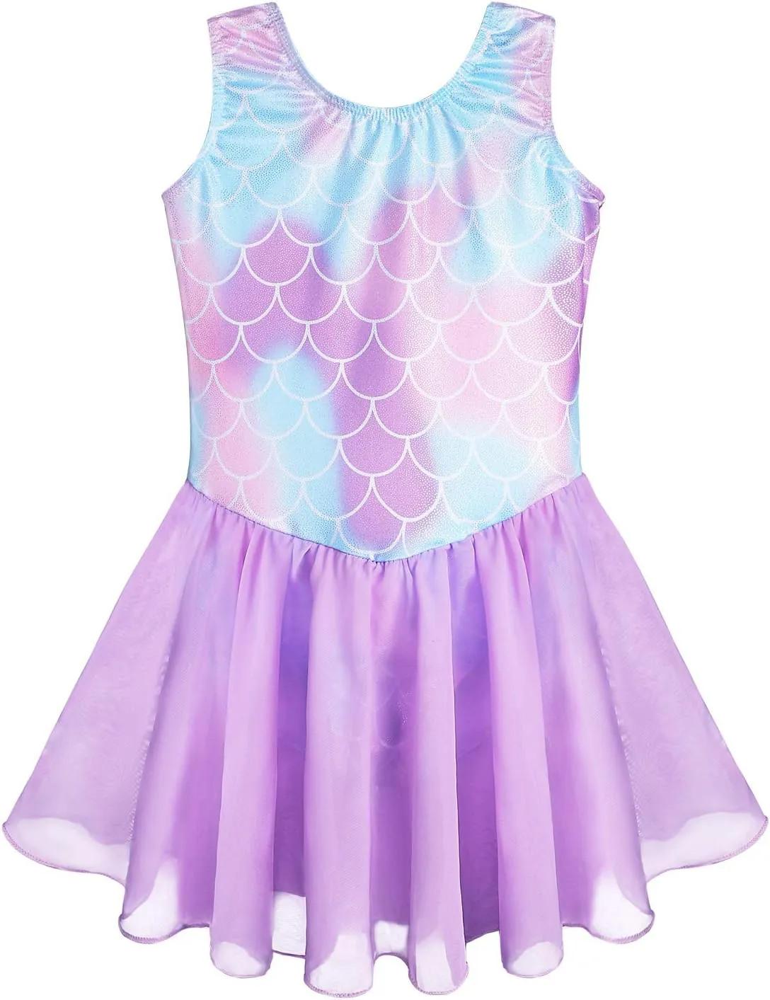 Gymnastics Skirted Leotards Ballet Tutu Dance Dress Mermaid Unicorn Gymnastic Skirt (Baby/Toddler/Big Girls)