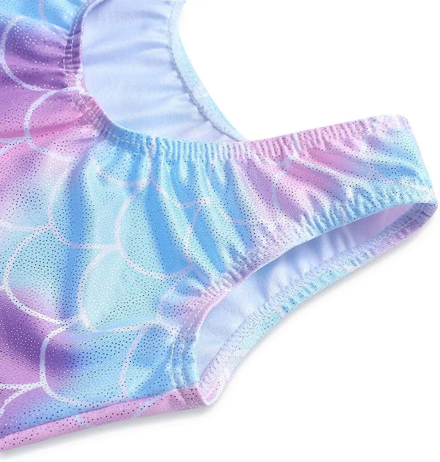 Gymnastics Skirted Leotards Ballet Tutu Dance Dress Mermaid Unicorn Gymnastic Skirt (Baby/Toddler/Big Girls)