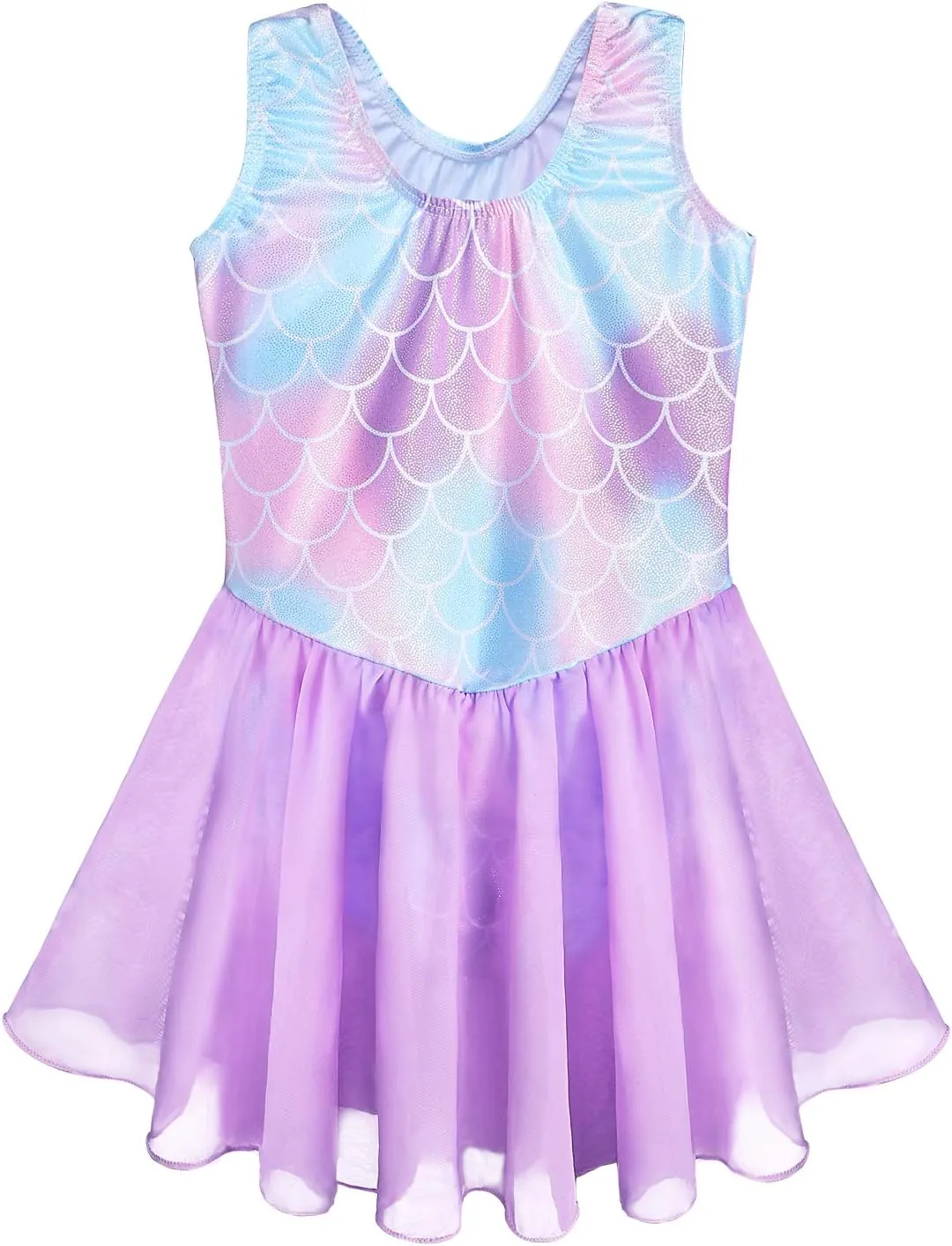 Gymnastics Skirted Leotards Ballet Tutu Dance Dress Mermaid Unicorn Gymnastic Skirt (Baby/Toddler/Big Girls)