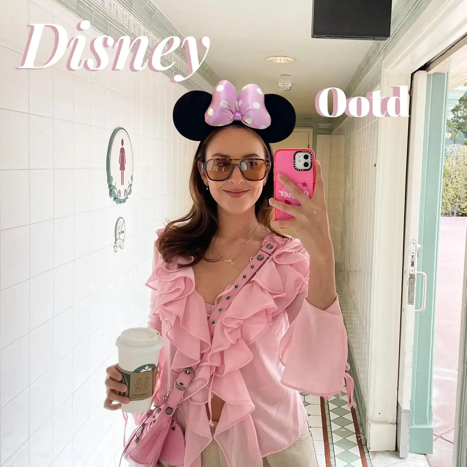 Handmade Mouse Ears Headband for Women and Girls, Polka Dot Bow Minnie Ears Costume Accessories