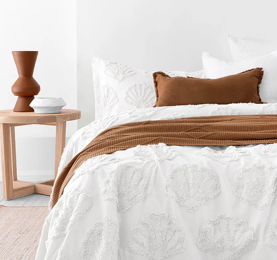 Hydra Coverlet Set White