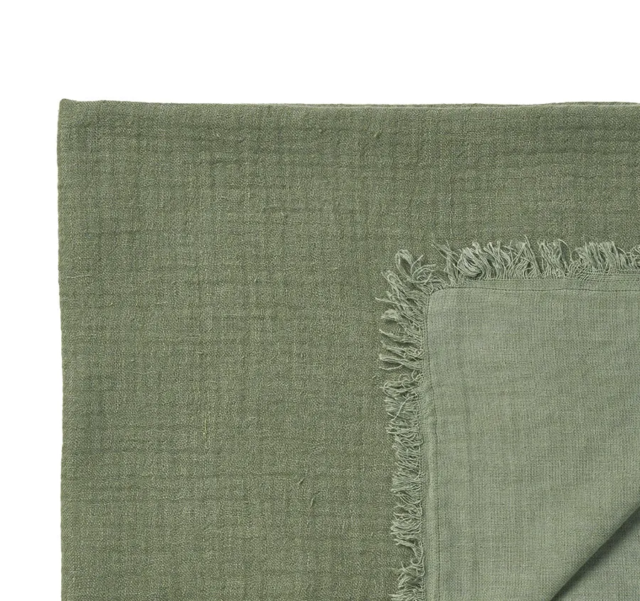 Maya 130x170cm Throw Rug Moss