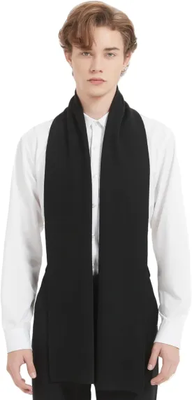Mens Winter Scarf Soft Warm Long Cashmere Scarf Long Stylish Solid Color Scarves for Men