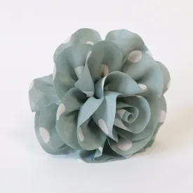 Polka Dot Print Petal Flower Hair Elastics Ponytail Holde Women Hair Accessories