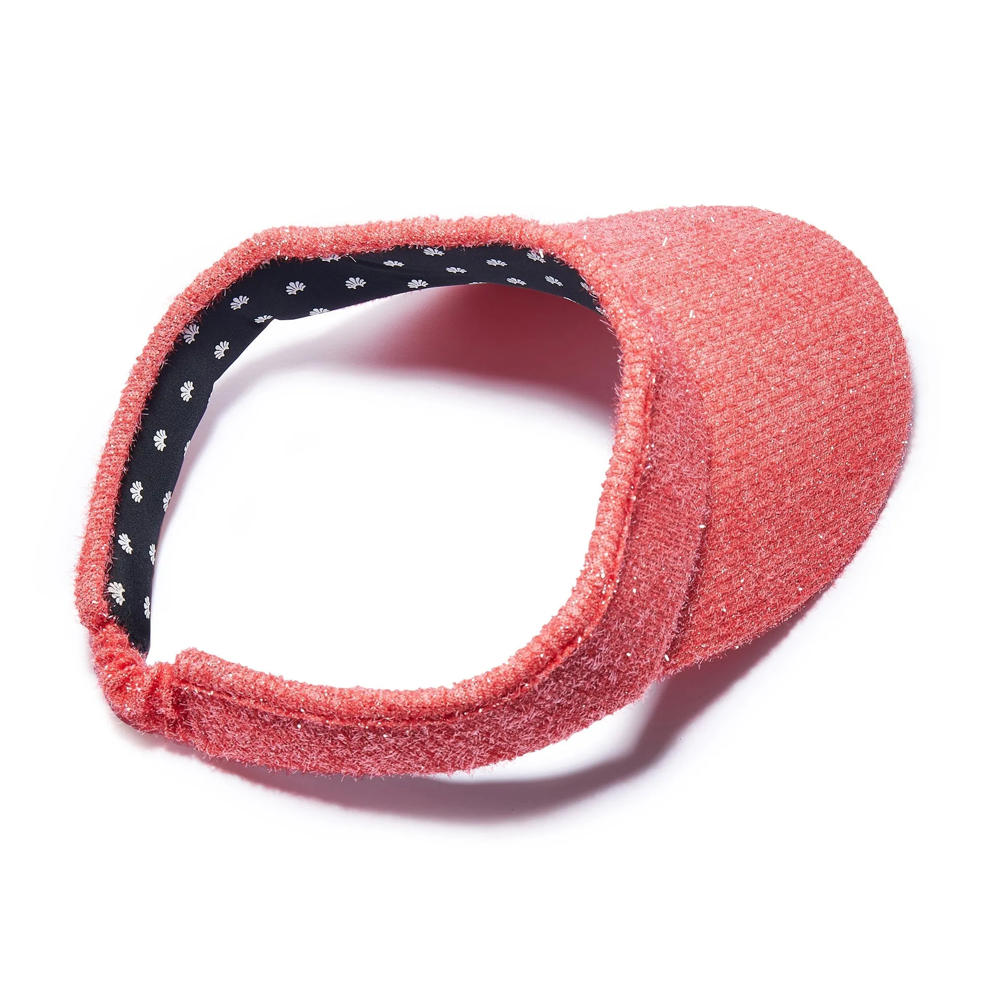 SOFT CORAL STRETCH BACK VISOR