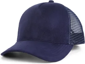 Suede Mesh Back Baseball Caps for Men Women Trendy Trucker Hats Dad Hat Sports Hat Breathable Snapback Hats 2025