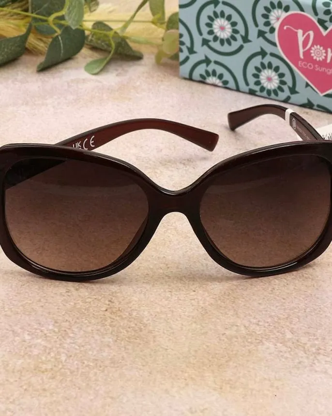 Sunglasses - Burgundy Large Frame