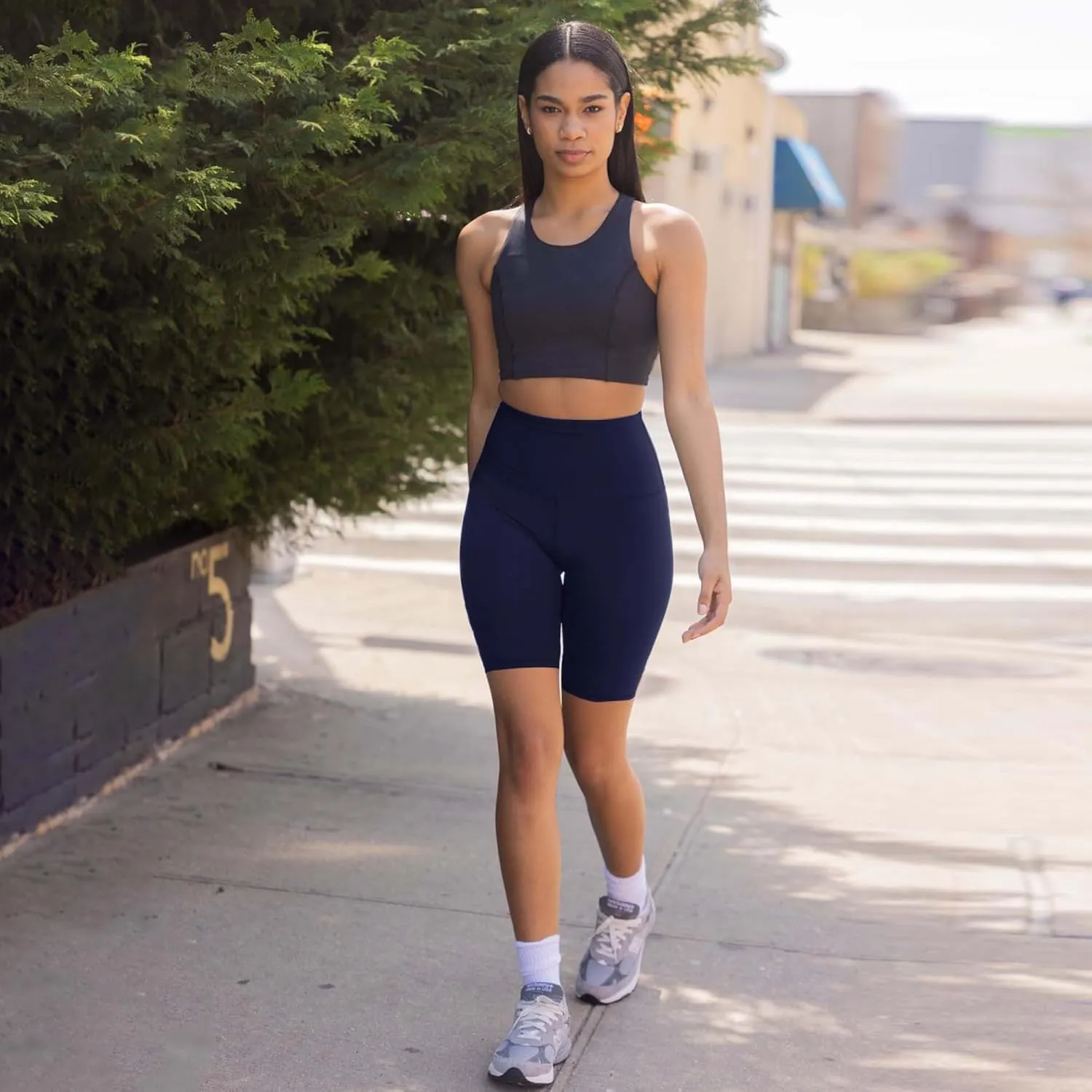 TNNZEET Biker Shorts Women - 8"/5"/3" High Waisted Tummy Control Workout Gym Spandex Booty Yoga Volleyball Shorts
