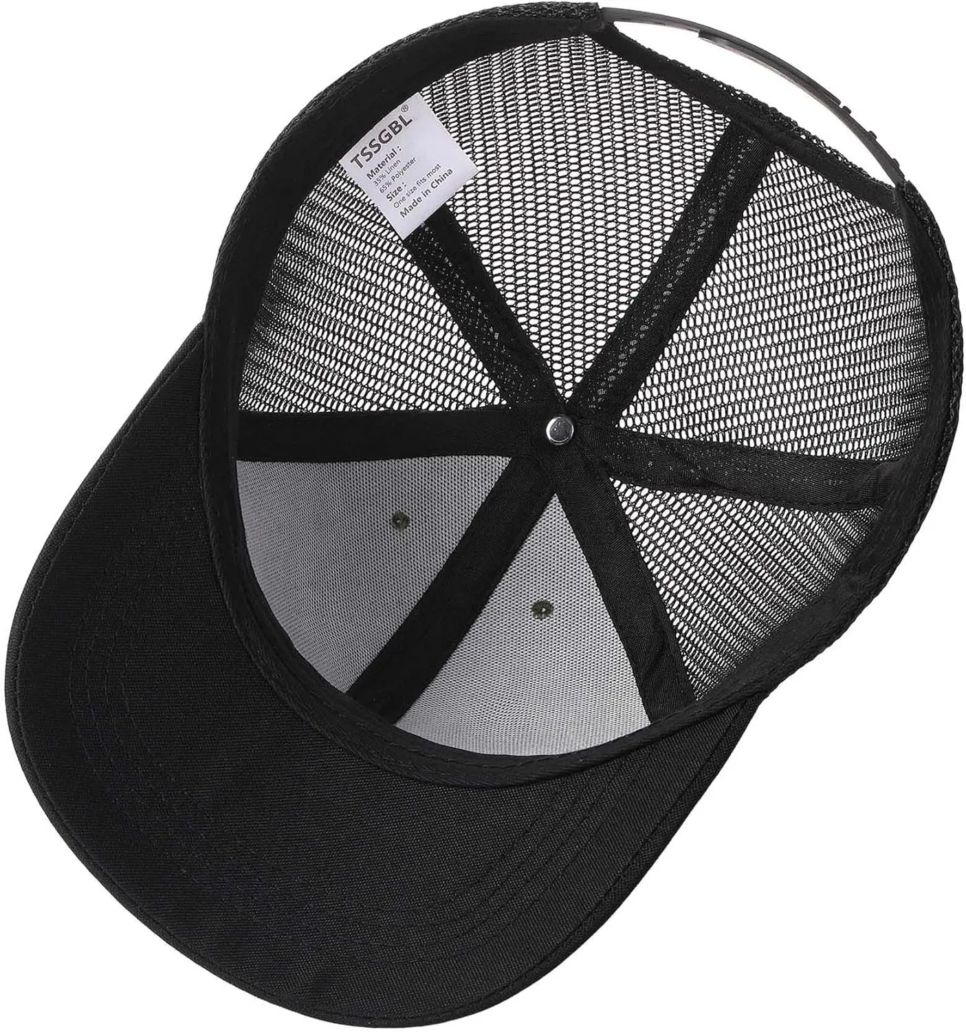 TSSGBL M, L, XL, XXL Snapback Trucker Hats Baseball Caps Adjustable Blank Mesh Back Ball Caps for Men Women